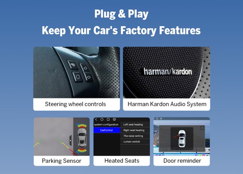 Eonon E90X6S Android 13 6+64 Car Stereo CarPlay Radio GPS WiFi For BMW E90-93 M3 - Bild 13 von 24
