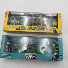 Plants vs. Zombies Fun-Dead + GW2 6 juegos de figuras PopCap Jazwares 2012 2016 NUEVO