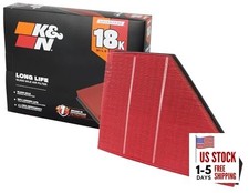 Engine Air Filter: Long Life 18,000 Mile Replacement Air Filter: Compatible
