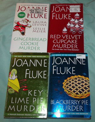 Lot of 4 Joanne Fluke PB Blackberry Pie, Red Velvet Cupcake, Key Lime Pie, Ginge