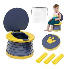 portable, foldable potty seat for toddler, Training Toilet Seat Small Blue