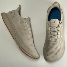 Flux Adapt Runner Mens 11.5 Sand RN Knit Barefoot Running Shoes Zero Drop Gym