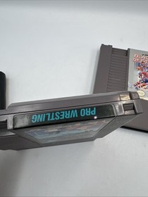 Lot of 3 Nintendo NES Game Cartridges Tested - Platoon,Blade Of Steel, Wrestling