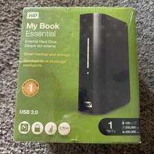 WD My Book Essential SEALED - 1 TB, USB 2.0 External Hard Drive Western Digital