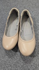 Cole Haan StudioGrand Ballet Flat Shoes Womens 8B Beige Leather Slip On Comfort 