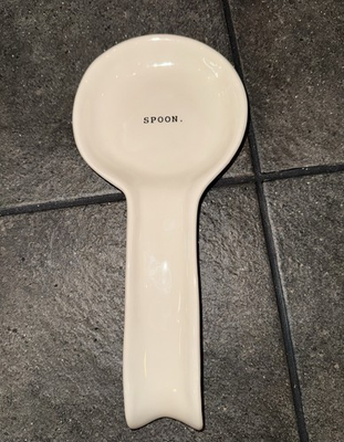 #ad Rae Dunn by Magenta Stoneware Spoon Rest $12.00