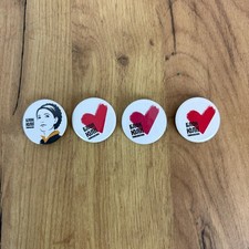 Insignia de campaña electoral presidencial ucraniana Yulia Tymoshenko (4 piezas) Ucrania