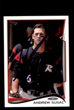 Signed Baseball Card Auto Andrew Susac 2014 Topps Pro Debut #189