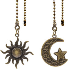 Ceiling Fan Pull Chain Set Decorative Totem Bohemia Pull Chain Pendant Extension