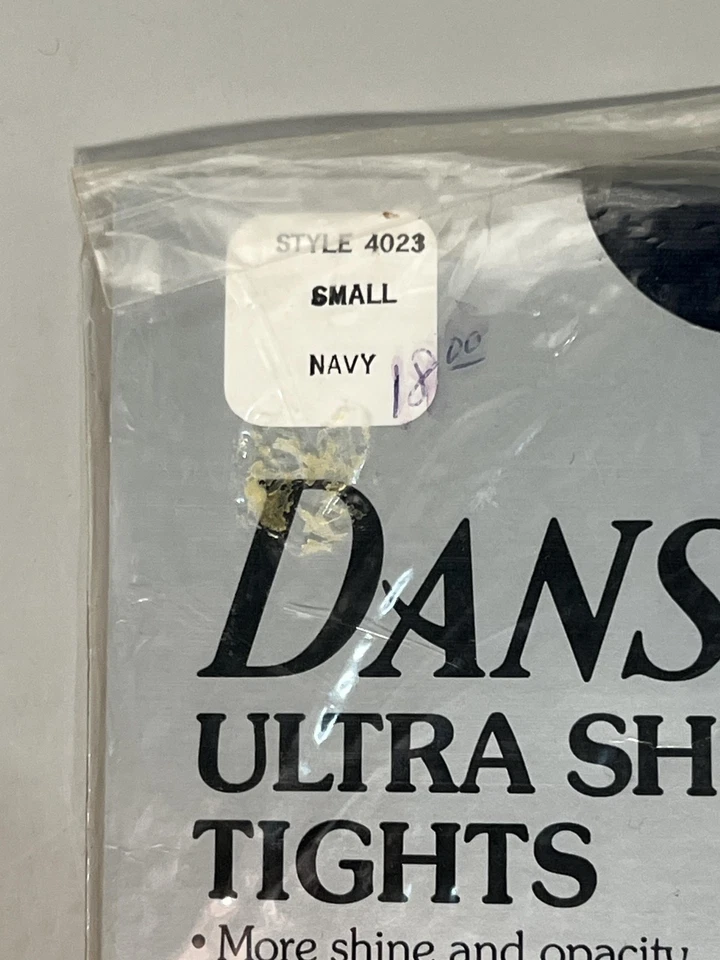 Leggings Estribo Ultra Brillantes Danskin De Colección Para Mujer Pequeños Azul Marino Hechos en EE. UU. Años 80 Foto 2 de 3