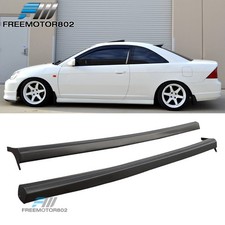 Fits 01 02 03 04 05 Honda Civic Rs-style Side Skirts Skirt Pu Fits 01 02 03 04 05 Honda Civic Rs-style Side Skirts Skirt Pu