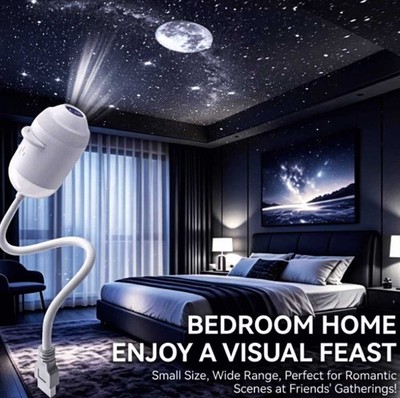 Verbesserter Plug-and-Play-HD-Sternprojektor,HD Smart Statisch 2D Holographic