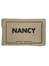 Ww2 Era Nancy France Post Card Book Edition Prisunic 12 Postcards