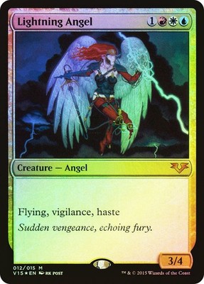 MTG FOIL Lightning Angel  - From the Vault: Angels #012