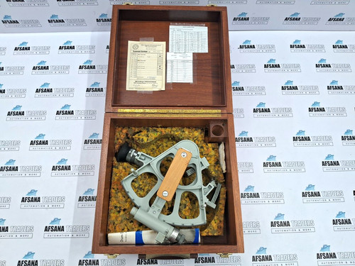 Veb freiberger 800213 trommel sextant marine navigational instrument
