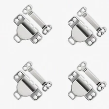 BraSecure Metal Hook & Closure Set - 4 Pack: Durable Nickel Hooks & Fasteners fo