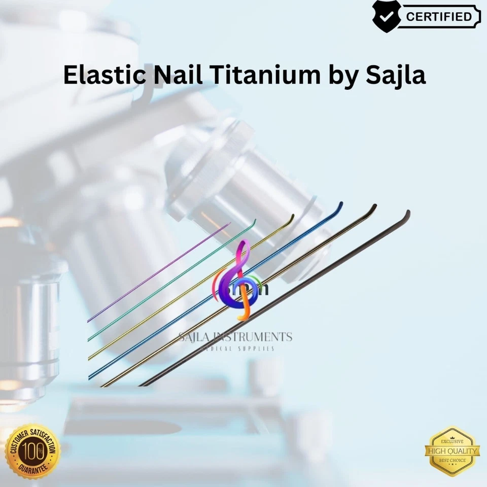 Elastic Nail Implants Orthopedics 10 Pieces Set Titanium Medical grad 5 by sajla - Image 2 of 3