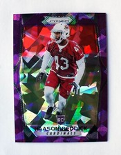 /75 HAASON REDDICK 2017 Prizm PURPLE CRYSTALS RC CRACKED ICE Eagles Rookie #282