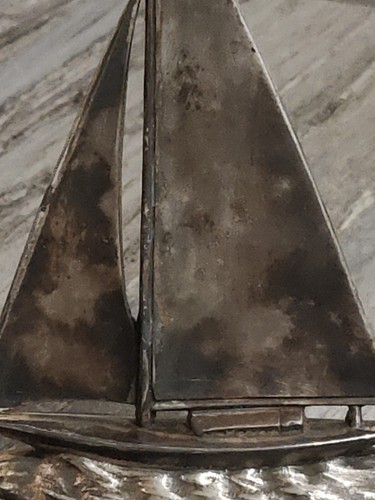 1939-40 NYWF Sailboat Paperweight JB 562 Jenning Bros New York World's Fair T&P - Picture 4 of 5