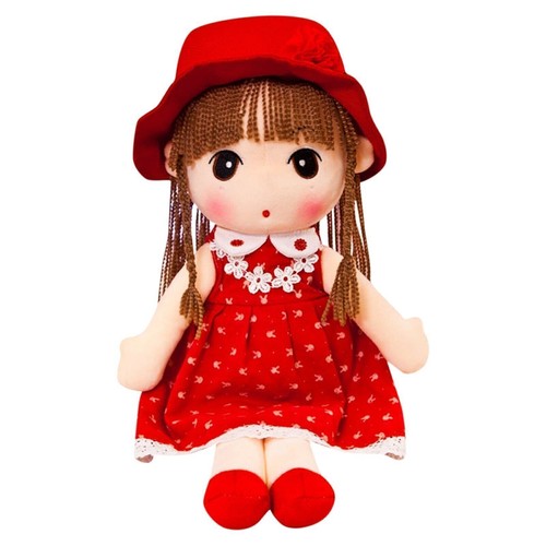 Bigjigs Puppe Zoe – 25 Cm Weiche Stoffpuppe Zum Kuscheln Und Spielen