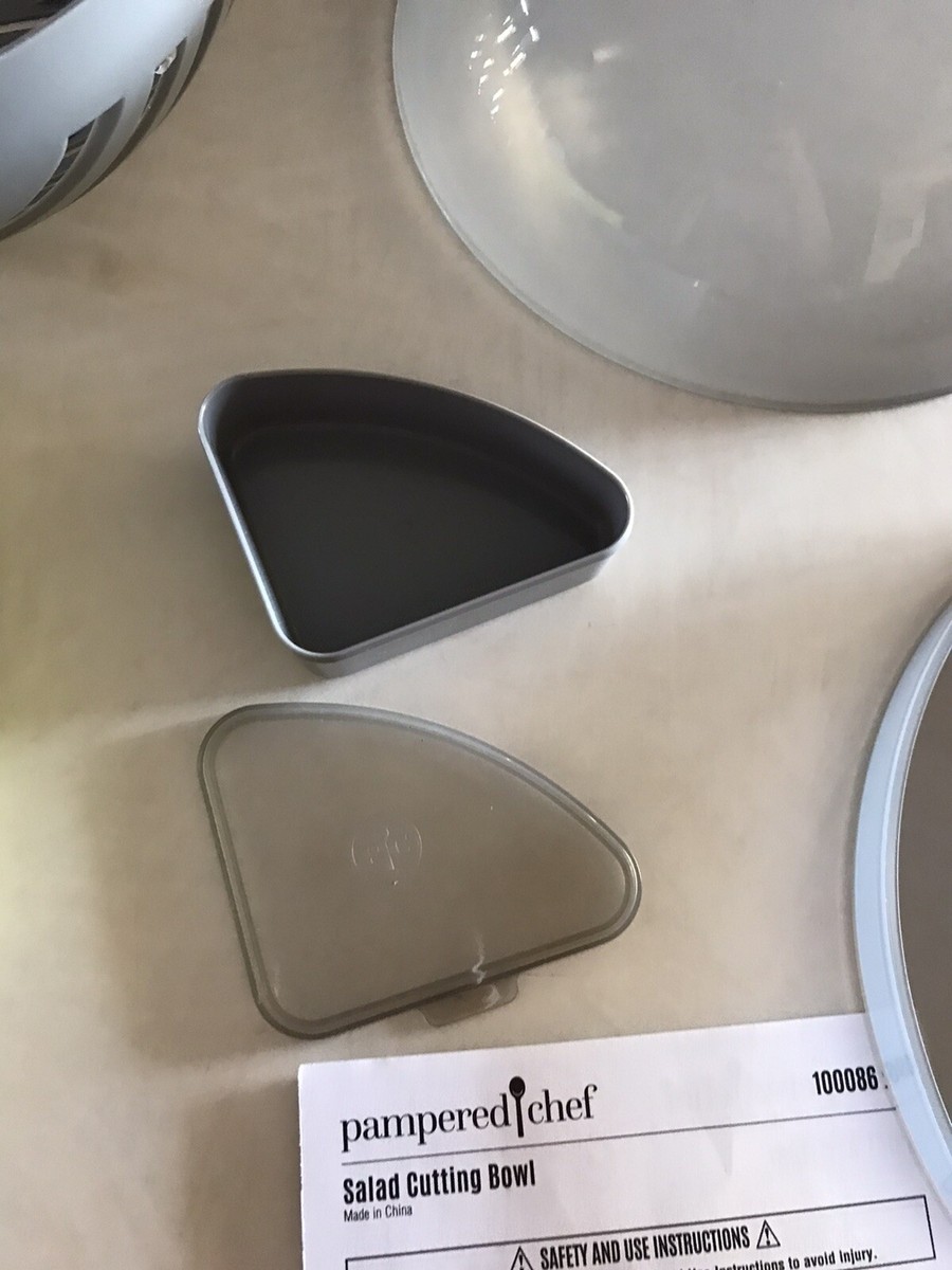 Pampered Chef Salad Cutting Bowl 100086 | eBay