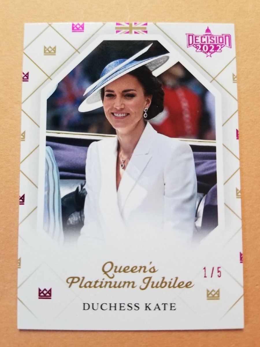 2022 Decision Vault Queens Platinum Jubilee Kate Middleton ROOKIE