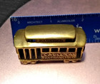 Souvenir San Francisco Brass Paperweight Trolley Powell St Cable Car 2 in Used — photo 9