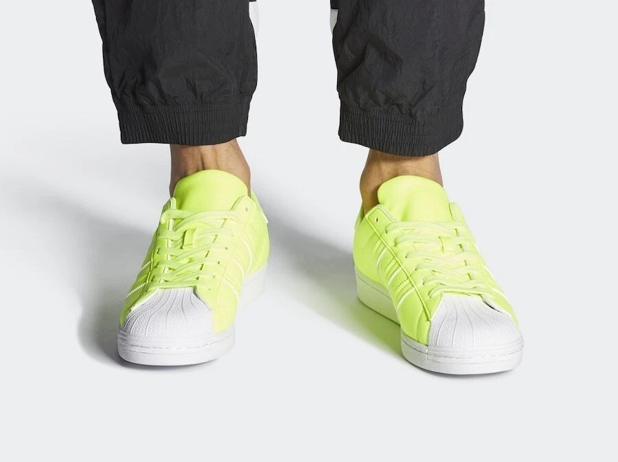 Size 9.5 adidas Superstar Solar Yellow 2020 FY2744