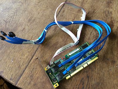 INTEL A97181-005 , 4 Channel SAS-SATA Server RAID Controller 1.5Gb/s PCI Compaq 