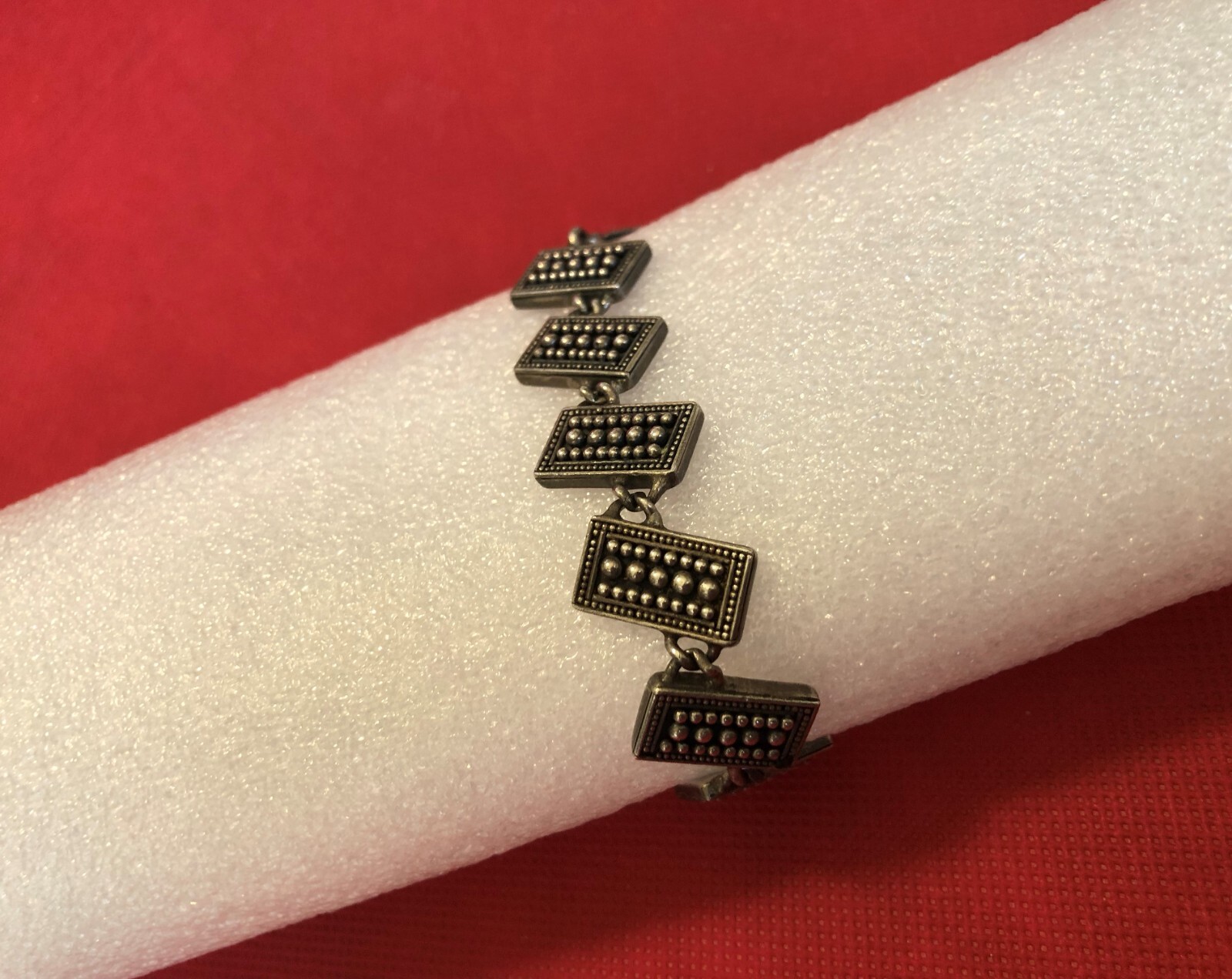 Stunning Solid 925 Sterling Silver Panel Links To… - image 8