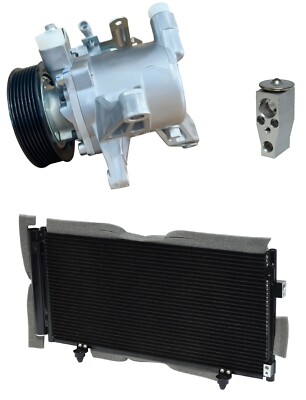 NEW RYC AC Compressor Kit W/ Condenser EH493 Fits XV Crosstrek Hybrid 2.0L 2014