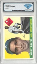1955 Topps SANDY KOUFAX #123 Rookie Rc 💎 DSG 7 NM
