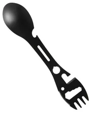 10-in-1 Multi Function Tactical Stainless Steel Fork Spoon Survival Tool Camping