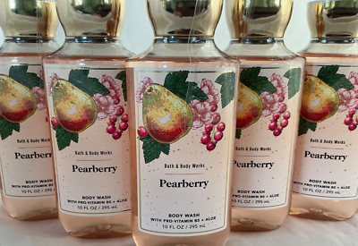 5 (FIVE) PEARBERRY Aloe & Pro Vitamin B 10oz SHOWER Gel WASH Bath and Body Works