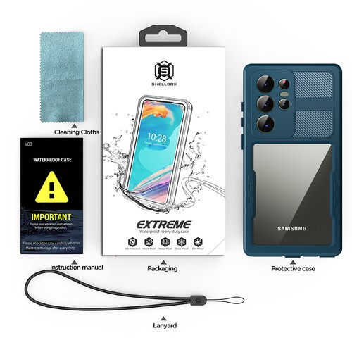 Per Samsung Galaxy S23/S23+ Plus S23 custodia ultra 5G impermeabile cover antiurto - Foto 26 di 26