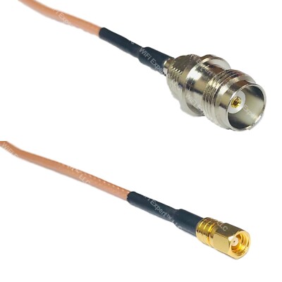 RG316 TNC FEMALE to SMC FEMALE RF Cable Rapid-SHIP LOT
