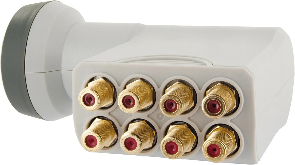 Schwaiger Octo LNB 8 TN Sun Protect Wetterschutz ASTRA HD tauglich hellgrau - Bild 3 von 4