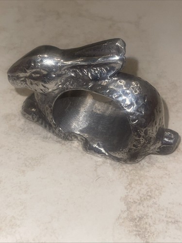 Vintage Art Deco Era Silver Plated Rabbit Bunny Napkin Ring | eBay