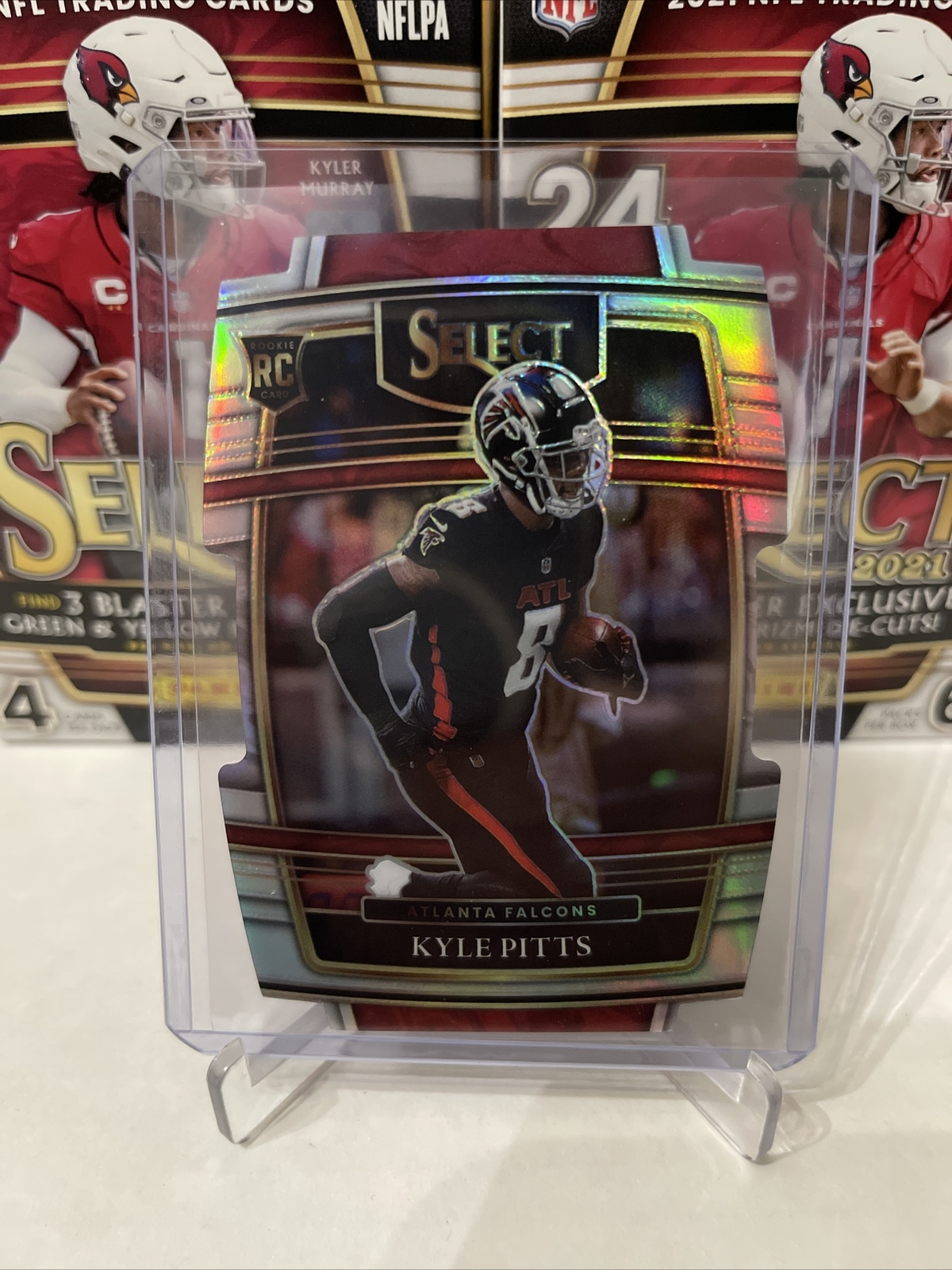 2021 Select Kyle Pitts Silver Prizm Die-Cut Concourse Rookie RC #46 Falcons