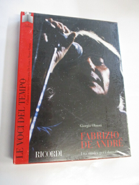 FABRIZIO DE ANDRE' - UNA MUSICA PER I DANNATI - LIBRO+CD NUOVO SIGILLATO