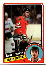 Tom Lysiak 1984 Topps #31   Chicago Blackhawks