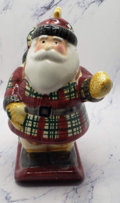 Sakura Classic Santa Christmas Holiday Ceramic 5 Inch Salt Shaker