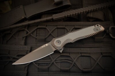 SBSFBL11CF Spartan Blades POROS 154CM Drop Point Blade Carbon Fiber/Black G10 Ha