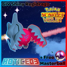 ✨Shiny Regidrago 6IV✨ Pokemon Scarlet & Violet 🚀Fast🚀