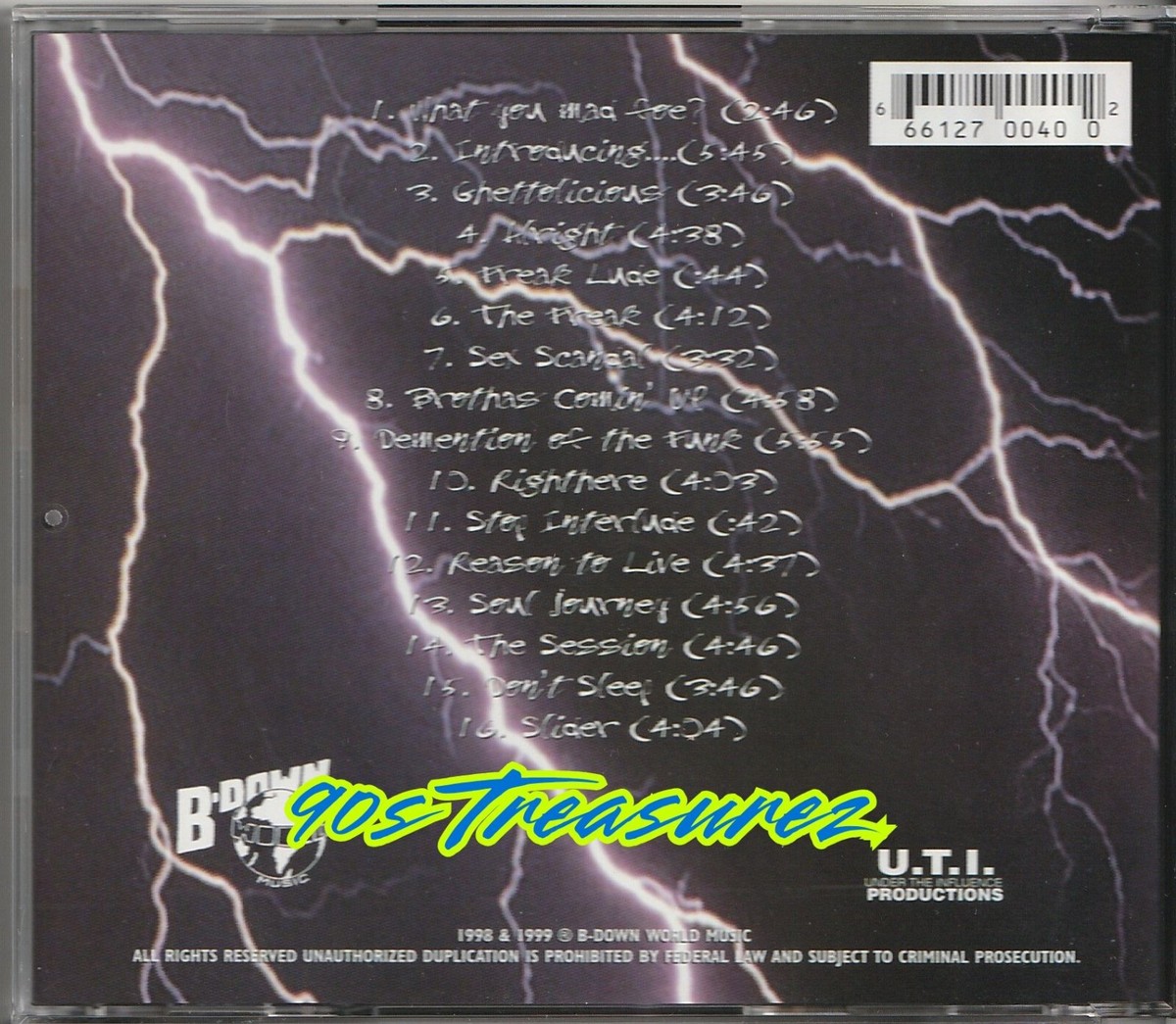 CD Brothas Comin' Up - The Album