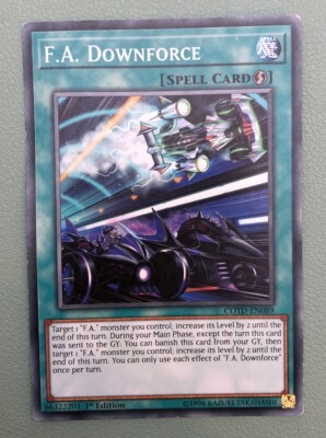 Yugioh - F.A. Downforce - 1st Edition - COTD-EN089 - Excellent Condition