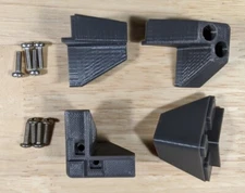 Set of HP/Agilent Compatible 3d Printed Rear Feet for Analyzers/Amplifiers/More