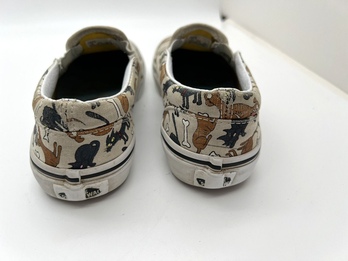 Vans x The Simpsons Youth Kids Sz 13.5 Classic Slip On Family Pets