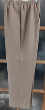 NEW Pull-on Pants Alfred Dunner Tan 10 Classic Fit Elastic Pockets