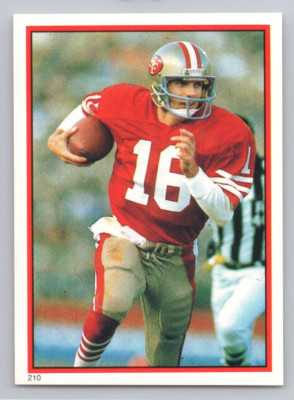 1985 Topps Stickers #210 Joe Montana Coming Soon   You Pick Card   Free Ship